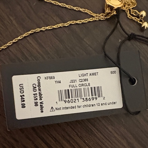 Kate Spade Full Circle Bracelet- light amet - Picture 4 of 4